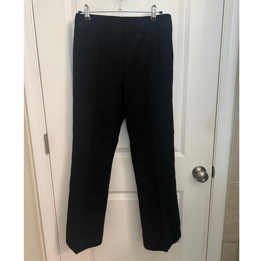 SPANX The Perfect Ponte kick flare Pant L Black Crop Quiet Luxury Corporate Chic - Picture 3 of 9